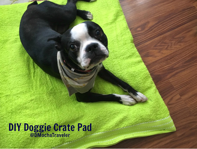 Easy DIY Doggie Crate Pad For Our Upcoming Road Trip